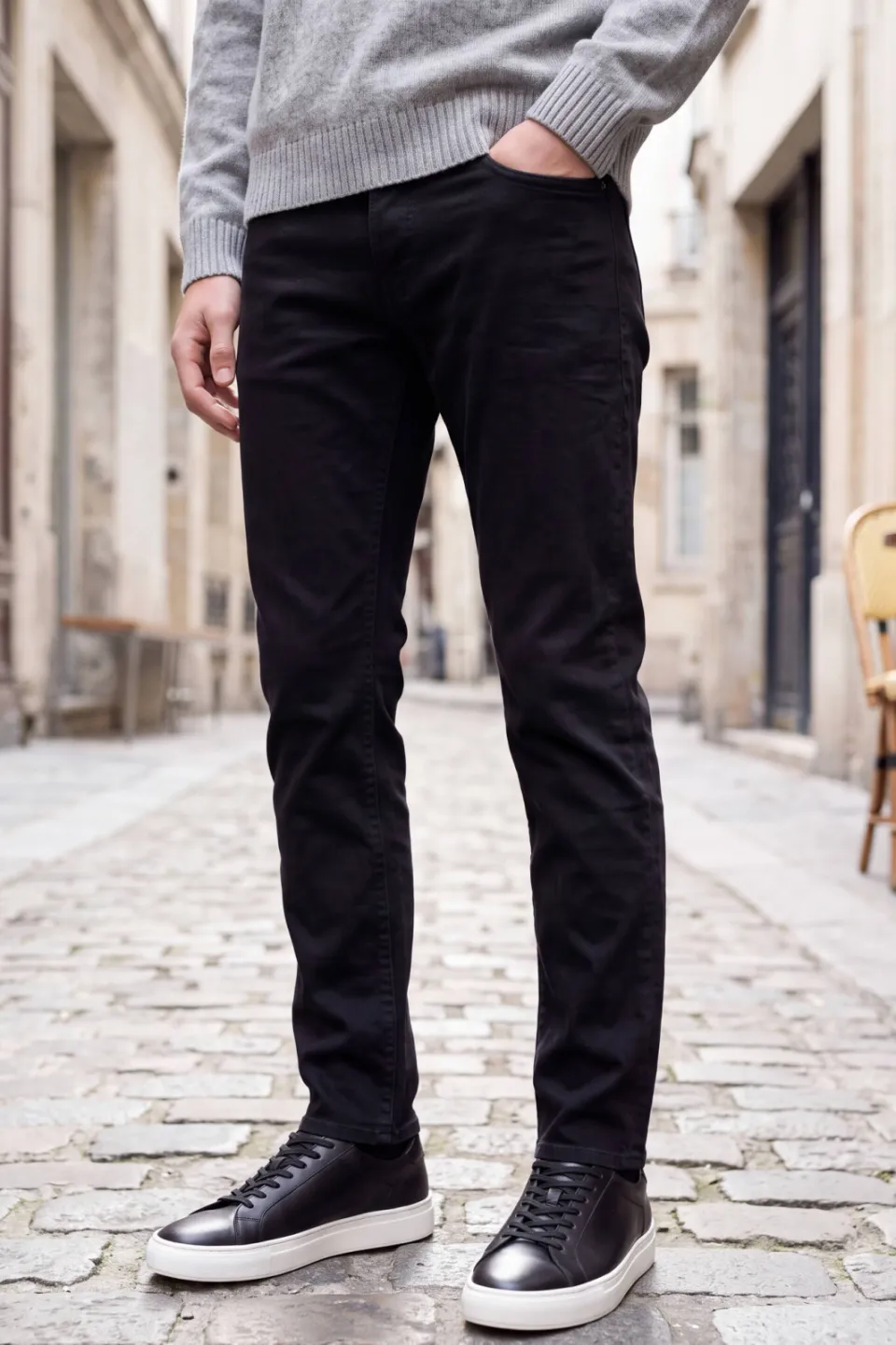 Jack & Jones JEANS INTELLIGENCE tapered jeans - zwart, foto 5