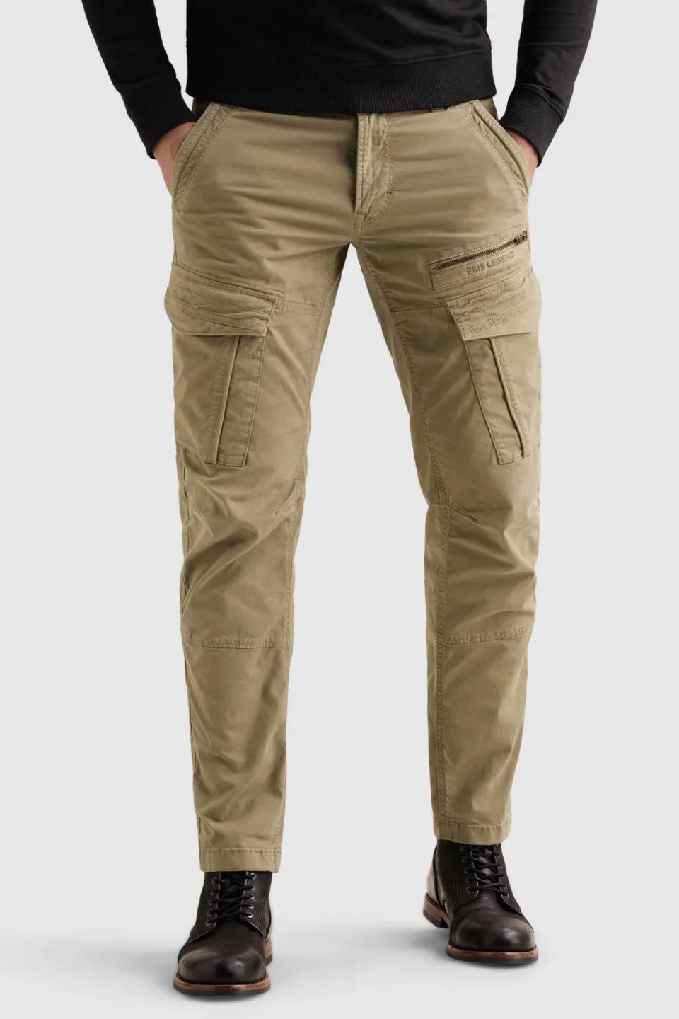 PME Legend Nordrop Cargo 3.0 Stretch Twill cargobroek zand