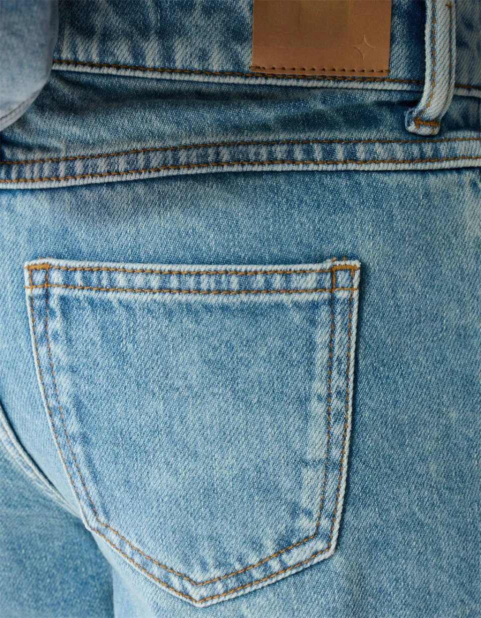 Shoeby wide leg jeans met hartjes - lichtblauw, foto 7