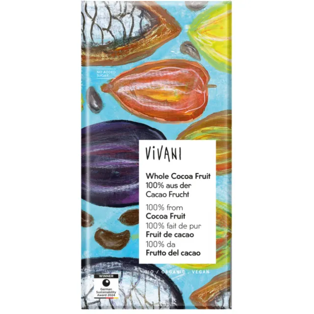 Vivani Whole Cocoa Fruit chocolade