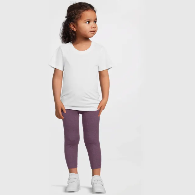 Anytime capri legging paars Paars melange