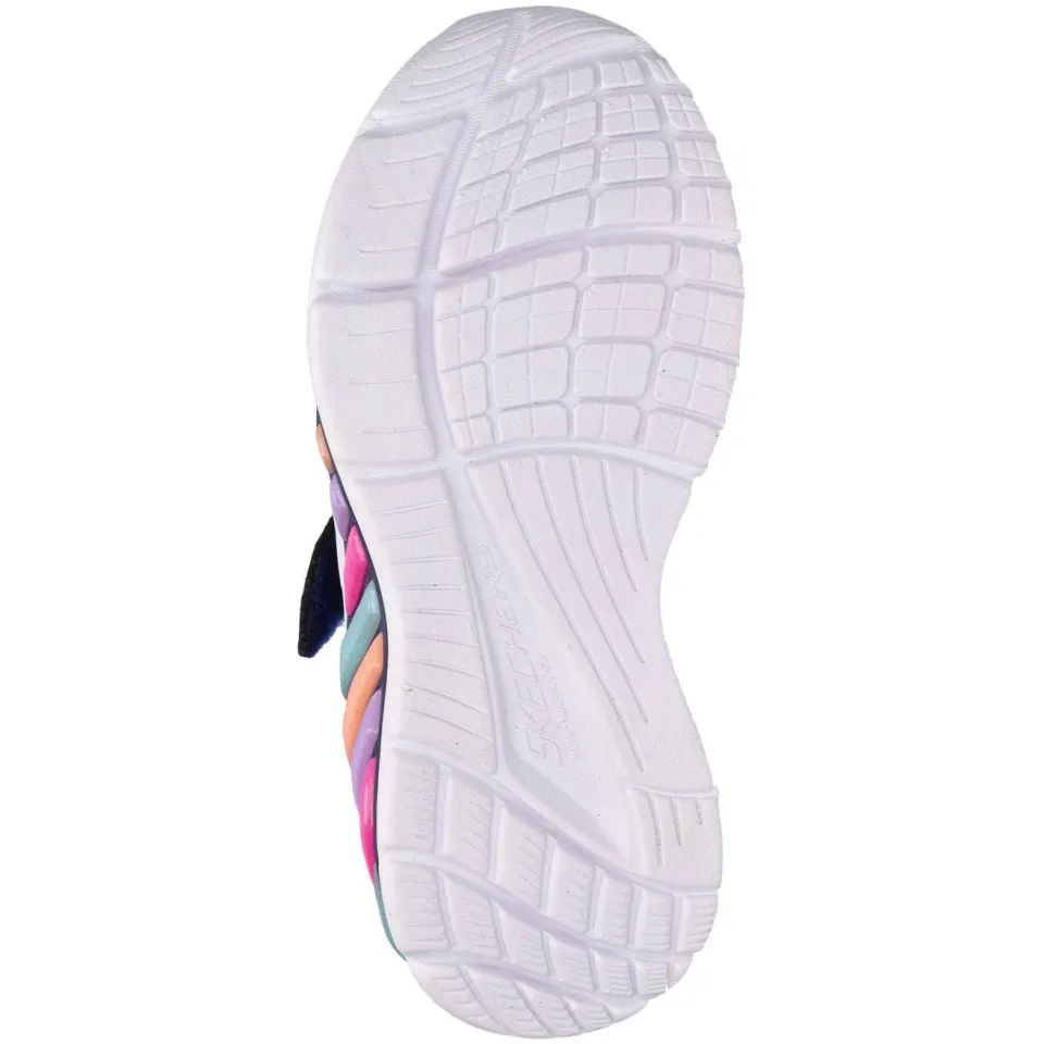 Skechers S-Lights sneakers met lichtjes - blauw/roze, foto 7