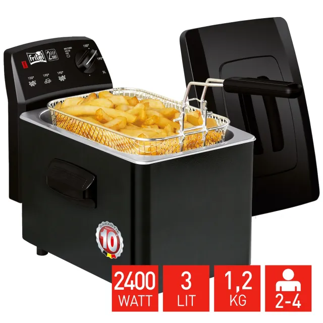 Fritel Turbo SF 4151 Friteuse Zwart
