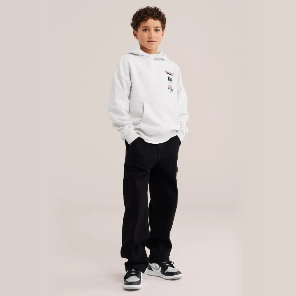 WE Fashion Bad Boys sweater met backprint - lichtgrijs, foto 4