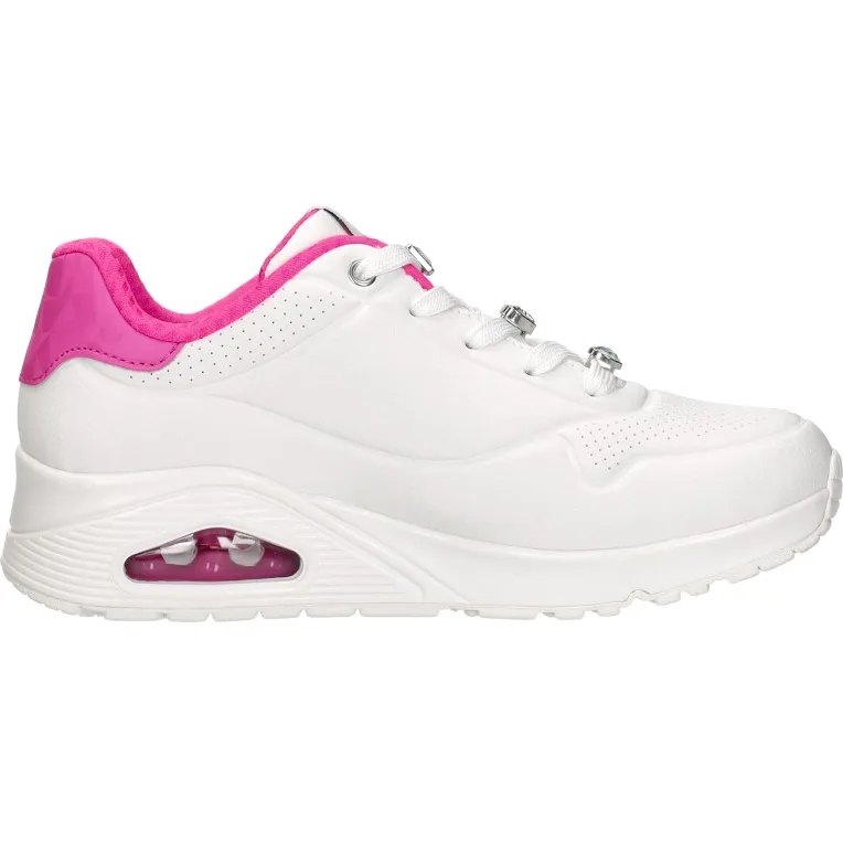 Skechers Uno Diamond Stones wit