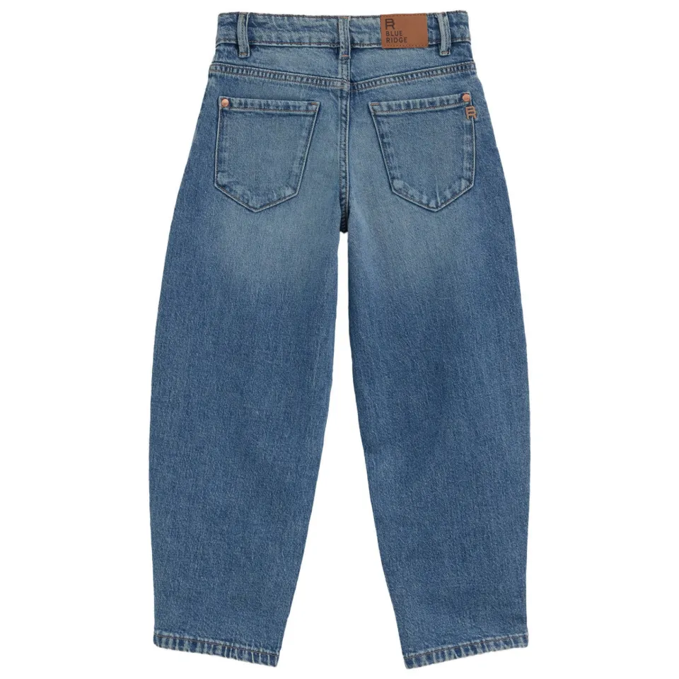 WE Fashion Blue Ridge barrel jeans - medium blauw, foto 3