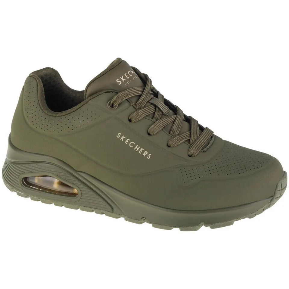 Skechers Uno Stand On Air lage sneakers groen, foto 3