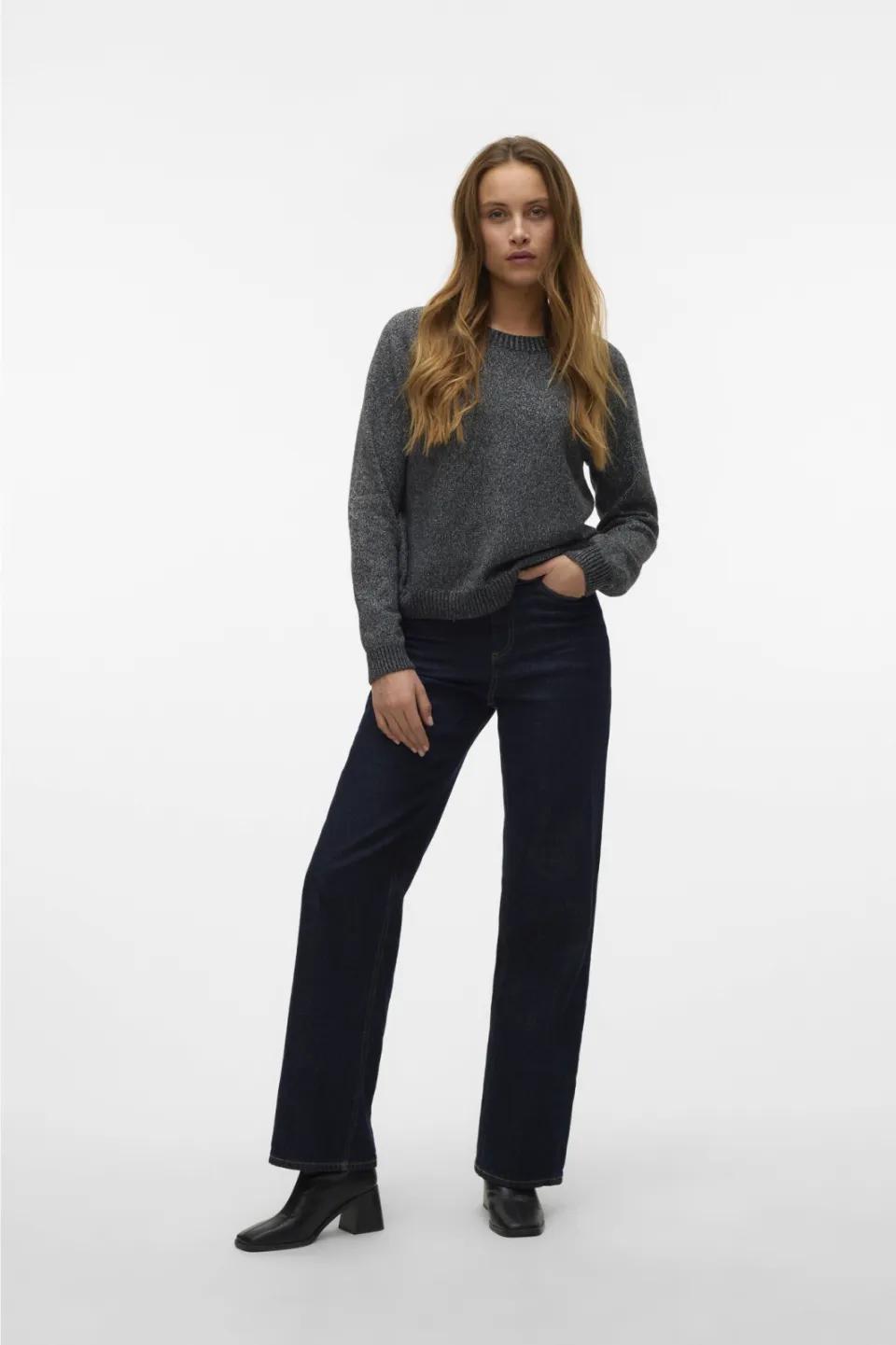 Vero Moda pullover grijs melange, foto 5