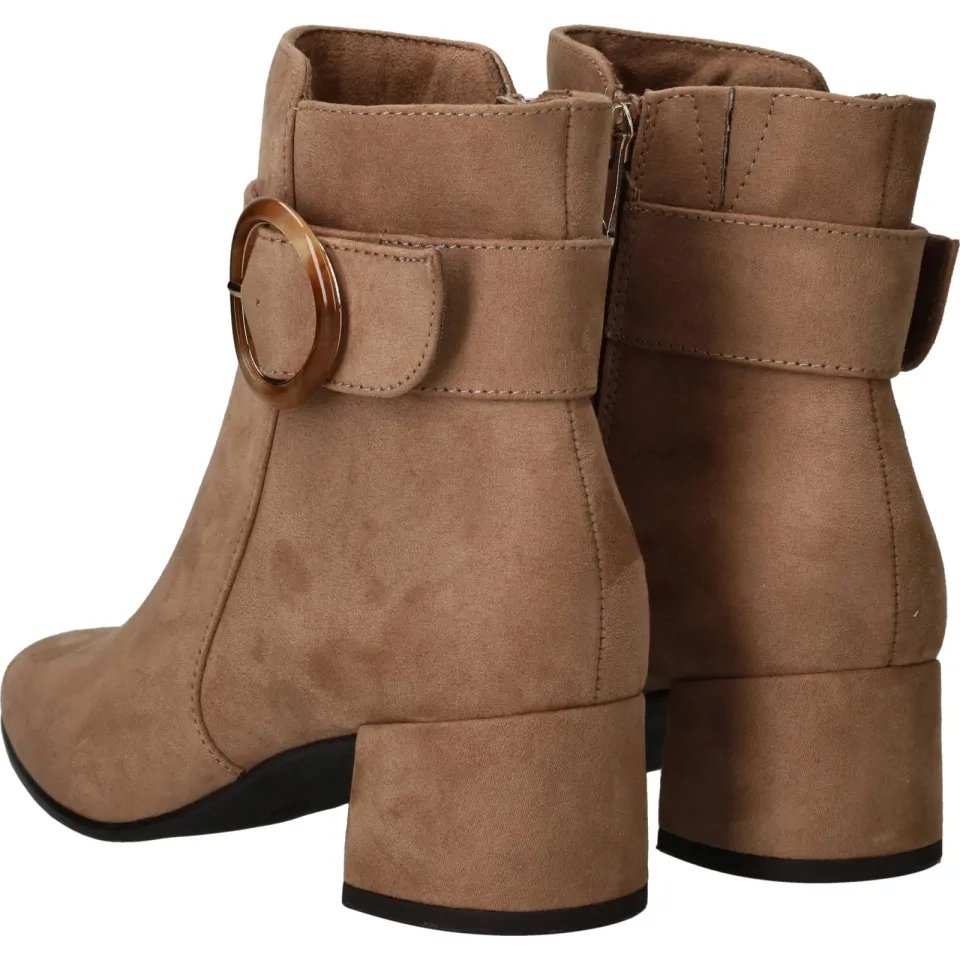 Marco Tozzi Enkellaarsjes Dames Beige, foto 3