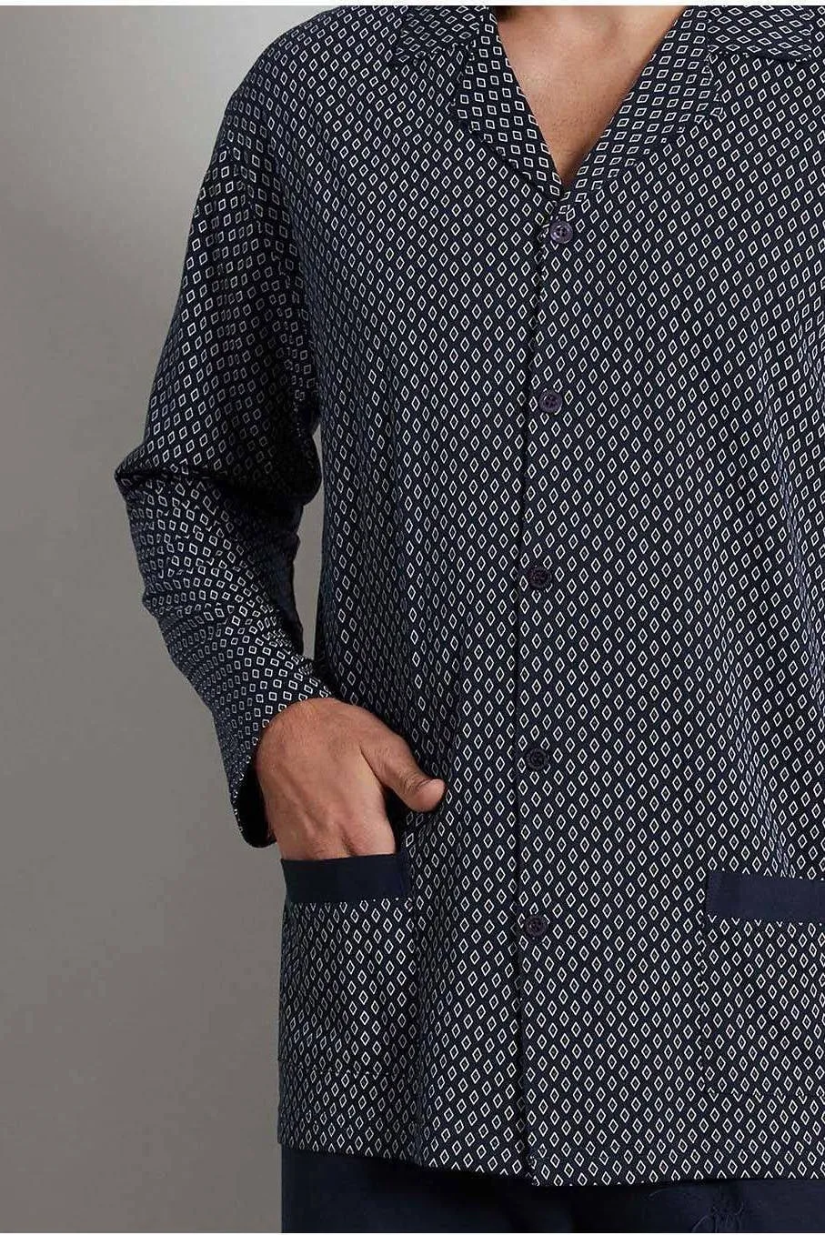Götzburg pyjama set donkerblauw, foto 4