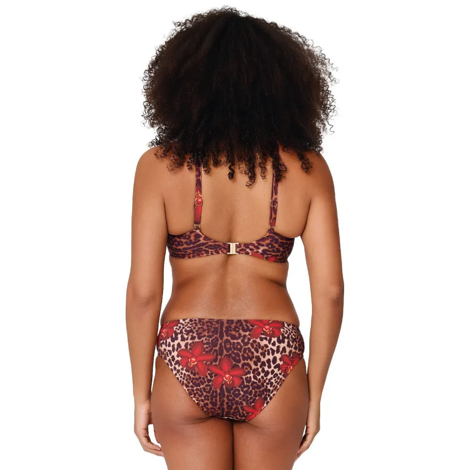 LingaDore bikinibroekje bruin/rood, foto 3
