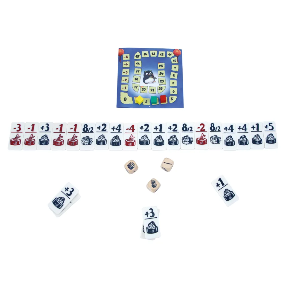 999 Games Geharrewar in de Sushibar Junior dobbelspel