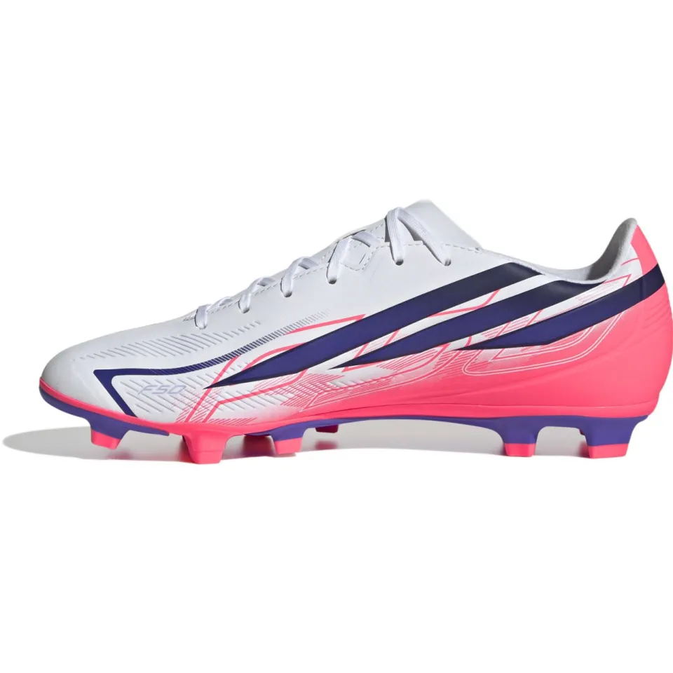 Adidas F50 Hyperfast Club Gras / Kunstgras Voetbalschoenen (MG) Wit Paars Roze, foto 5