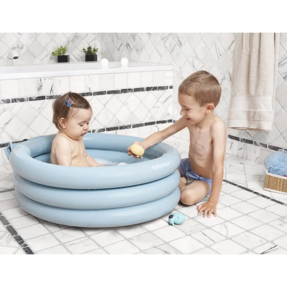 Babymoov Aqua Dots opblaasbaar babybadje blauw, foto 2