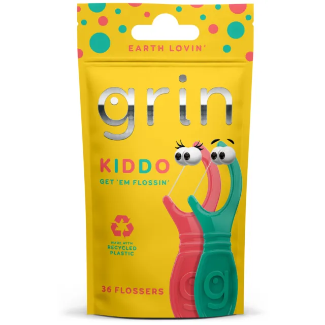 Grin Kiddo floss-sticks