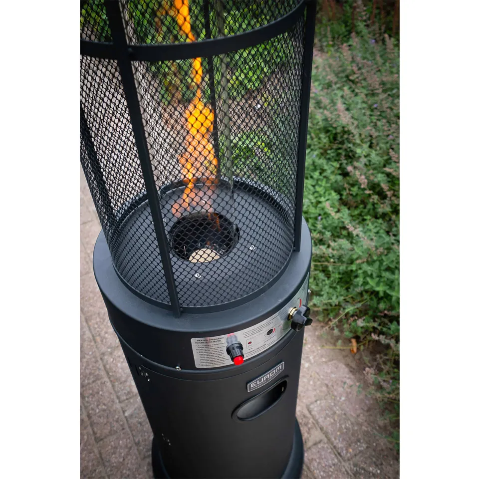 Eurom flameheater Round 11000 zwart, foto 6