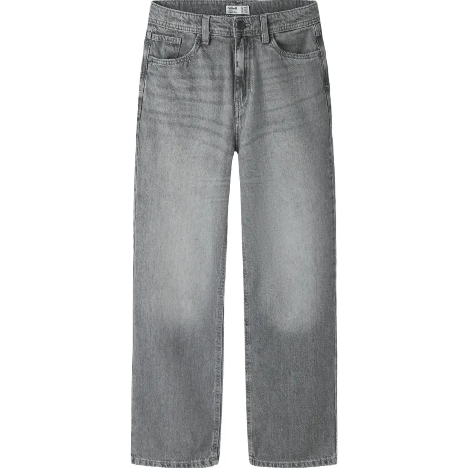 NAME IT KIDS loose fit jeans grey denim, foto 2