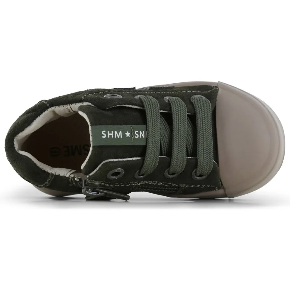 Shoesme suède sneakers - donkergroen, foto 3