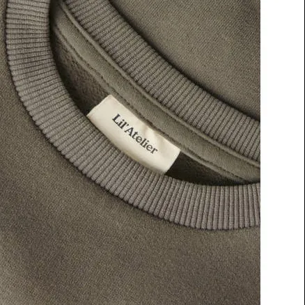 Lil' Atelier MINI loose fit sweater - bruin, foto 4