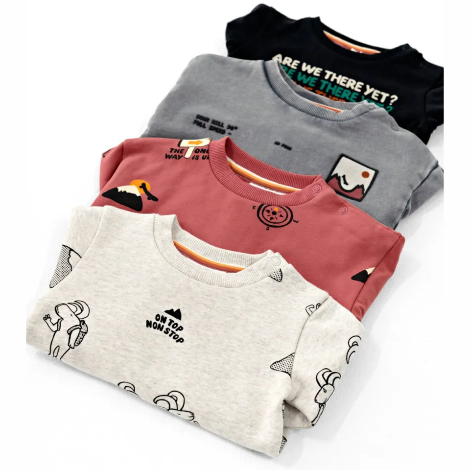 Feetje sweater Mountain Top - ecru/grijs, foto 3
