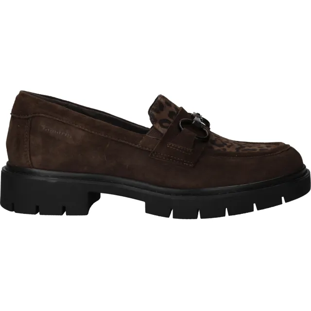 Tamaris Comfort mocassin donkerbruin