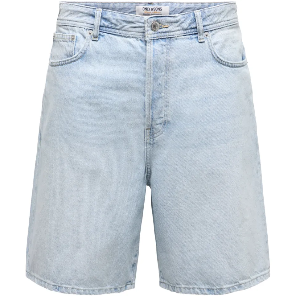 Only & Sons ONSFADE jeansshort lichtblauw light blue denim, foto 2