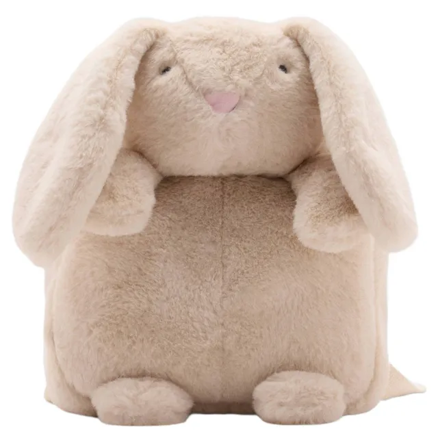 Mango Kids kinderrugzak beige konijn