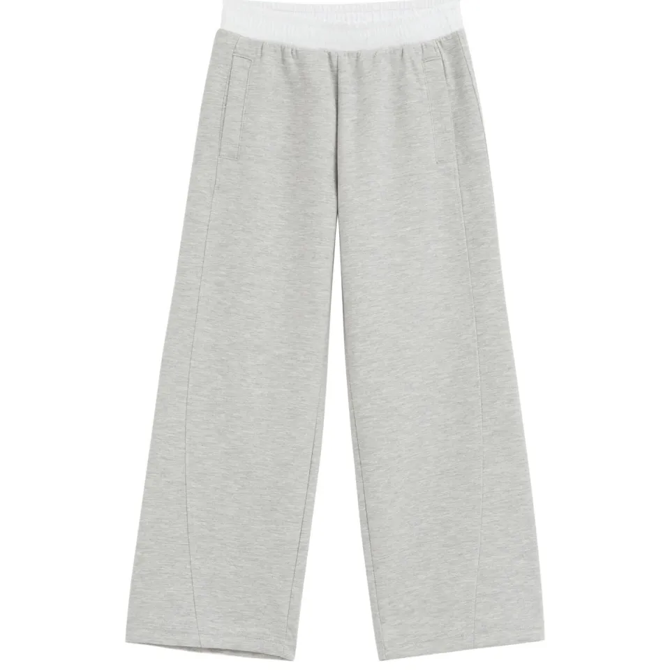 WE Fashion joggingbroek grijs melange, foto 2