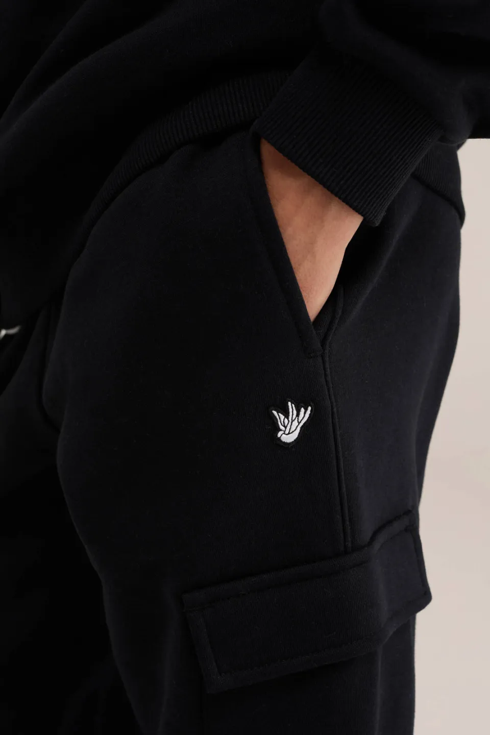 WE Fashion sweat joggingbroek zwart, foto 6