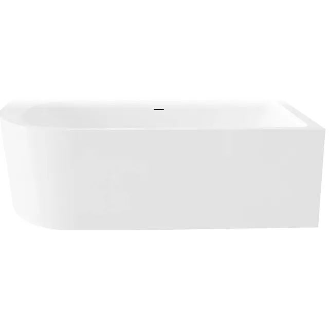 Best Design Living half vrijstaand ligbad 180x80 rechts mat wit