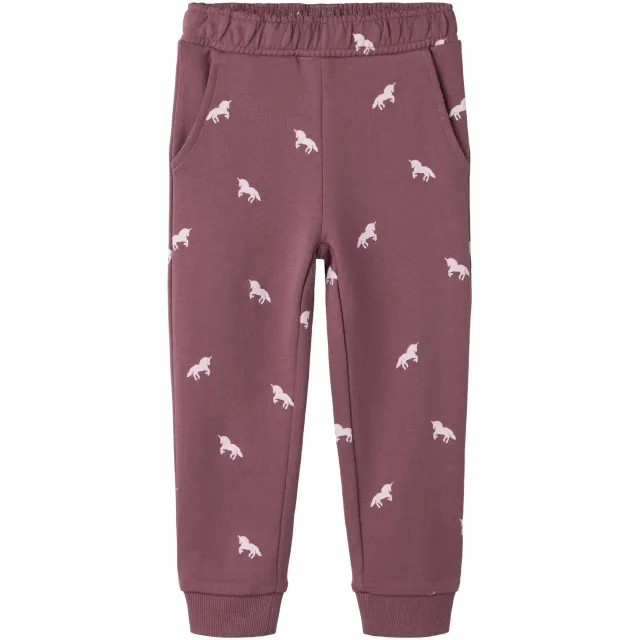 NAME IT MINI regular joggingbroek paars