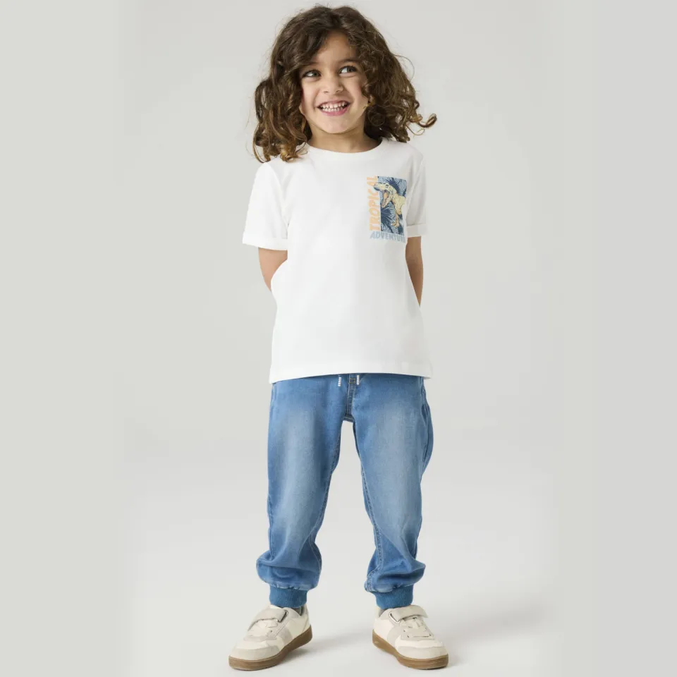 NAME IT t-shirt wit met print