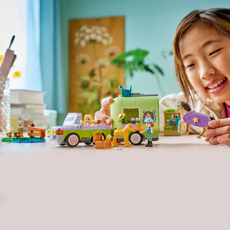 Lego Friends Trailer met Paard en Veulen Speelgoed voor Kinderen 42695, foto 7