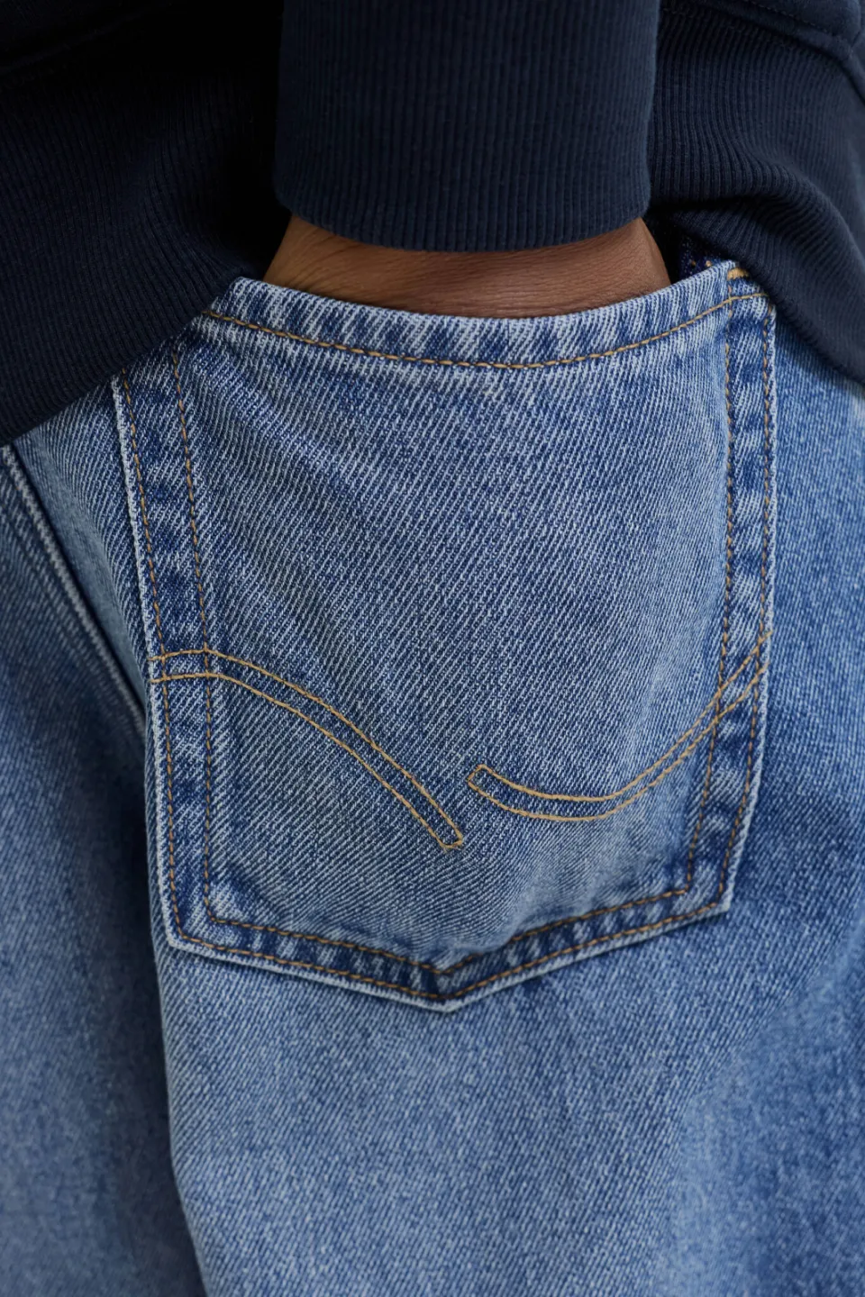 Jack & Jones JUNIOR wide leg jeans - blauw, foto 5