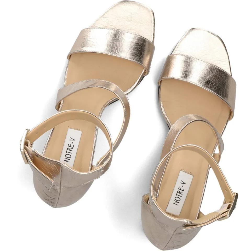 Notre-V Sandalen 19036 Goudkleurig, foto 5