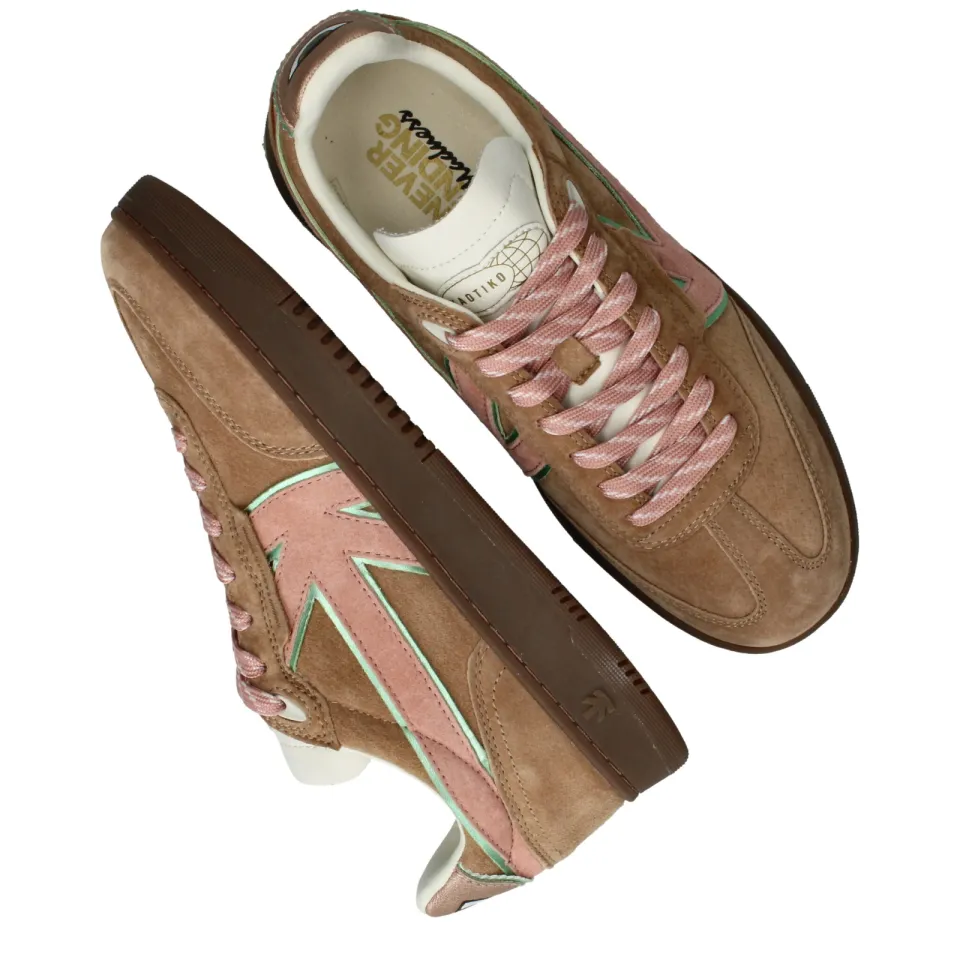 Kaotiko Boston V lage sneakers bruin, foto 5