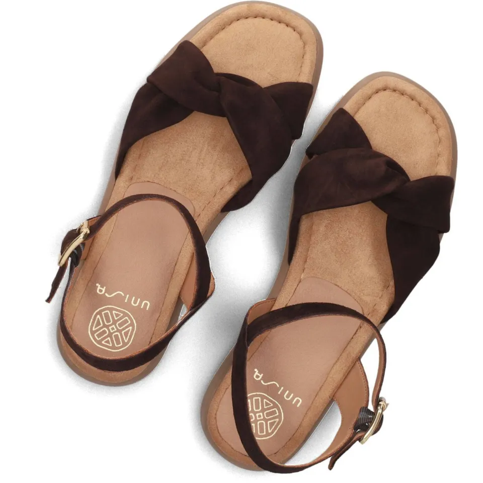 Unisa Sandalen Cambel Bruin, foto 3