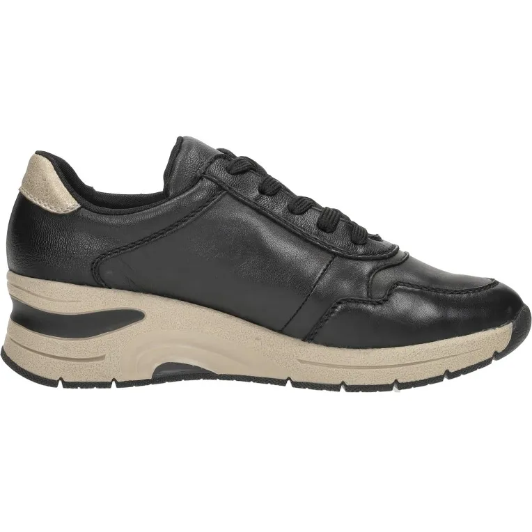 Rieker sneakers laag zwart