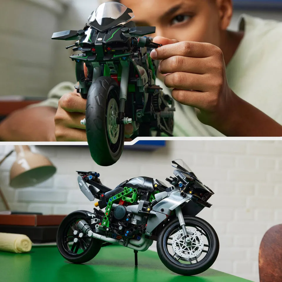 Lego Technic Kawasaki Ninja H2R motor Speelgoed Bouwpakket voor Kinderen en Tieners 42170 kawasaki ninja h2r motor 42170, foto 5
