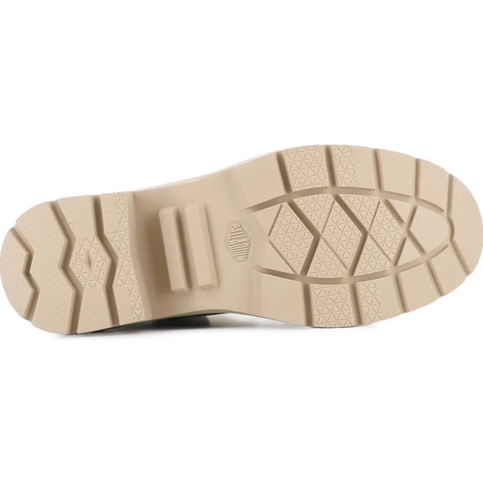 Palladium leren sneakers met blokhak - grijs, foto 6