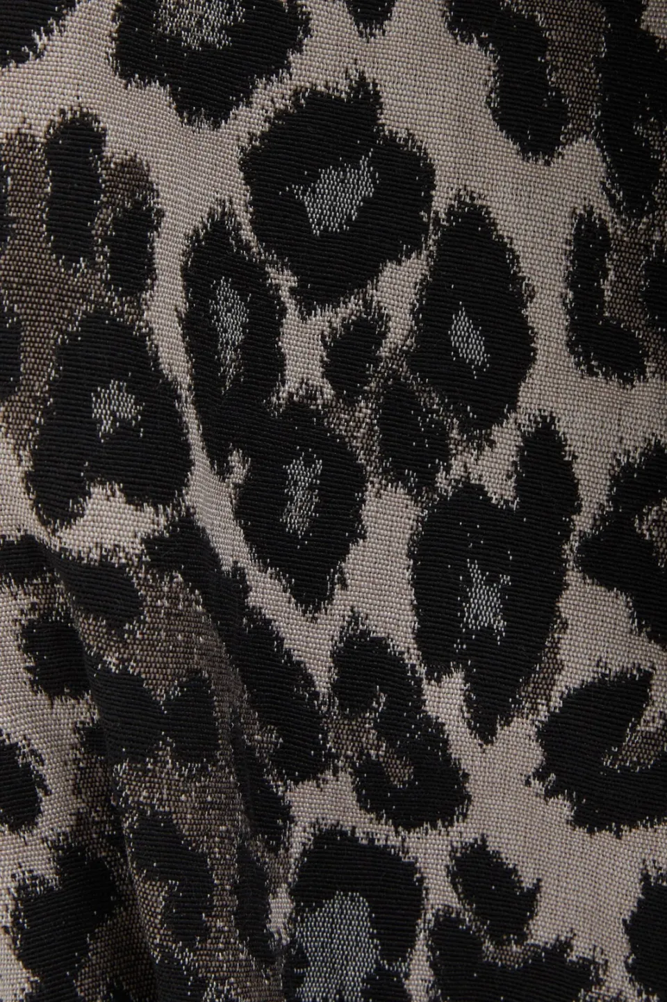 WE Fashion oversized sweater met ruches en panterprint - antraciet, foto 5