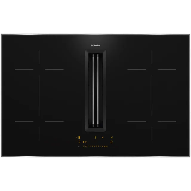 Miele KMDA7473-1 FR Inductie kookplaat met afzuiging Zwart