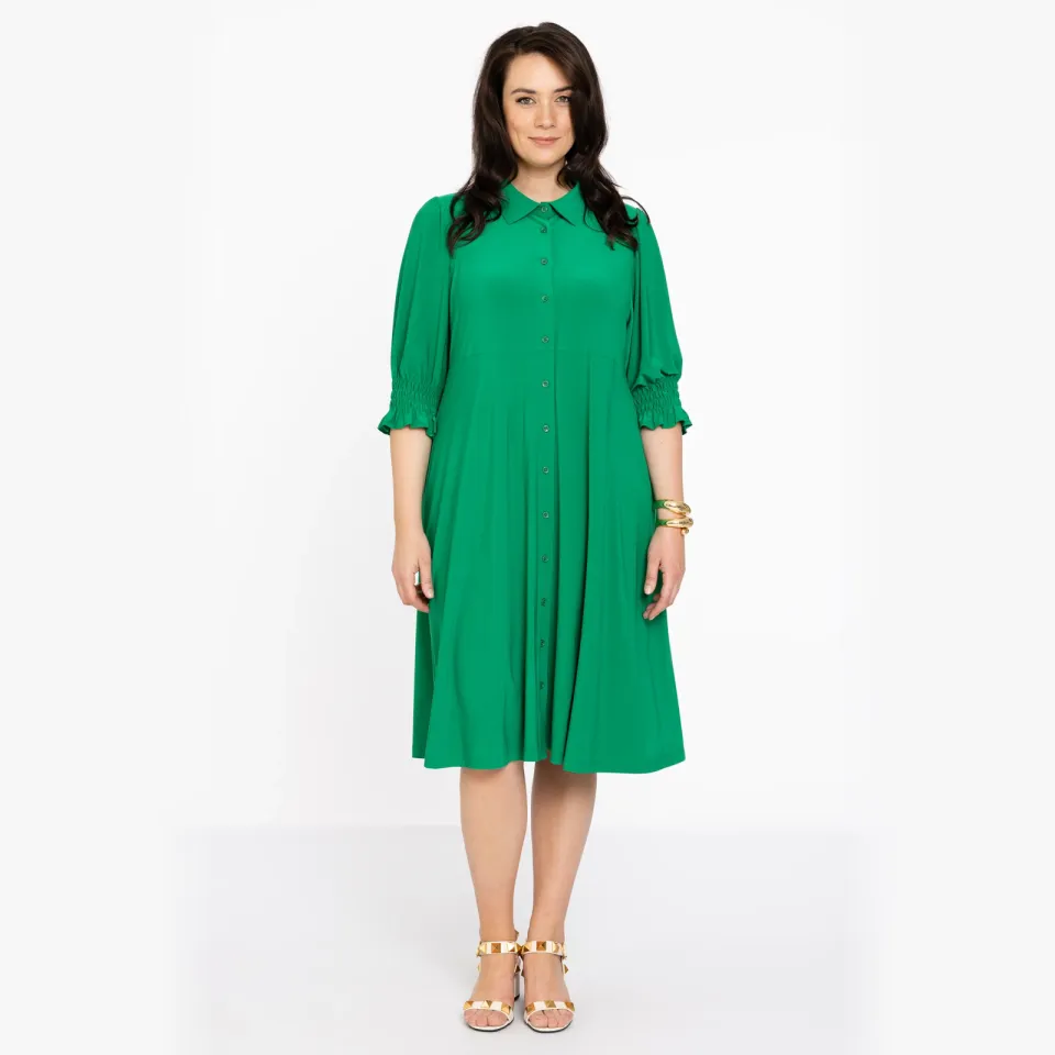 Yoek DOLCE blousejurk groen, foto 2