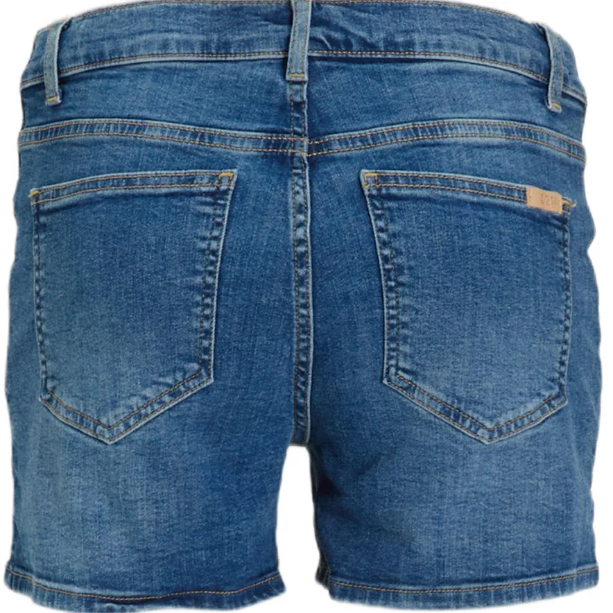 LOVE2WAIT low waist zwangerschapsshort stonewashed blauw, foto 3