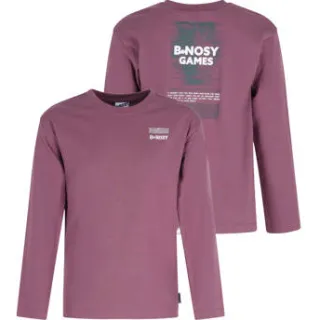 B.Nosy longsleeve met backprint paars, foto 4