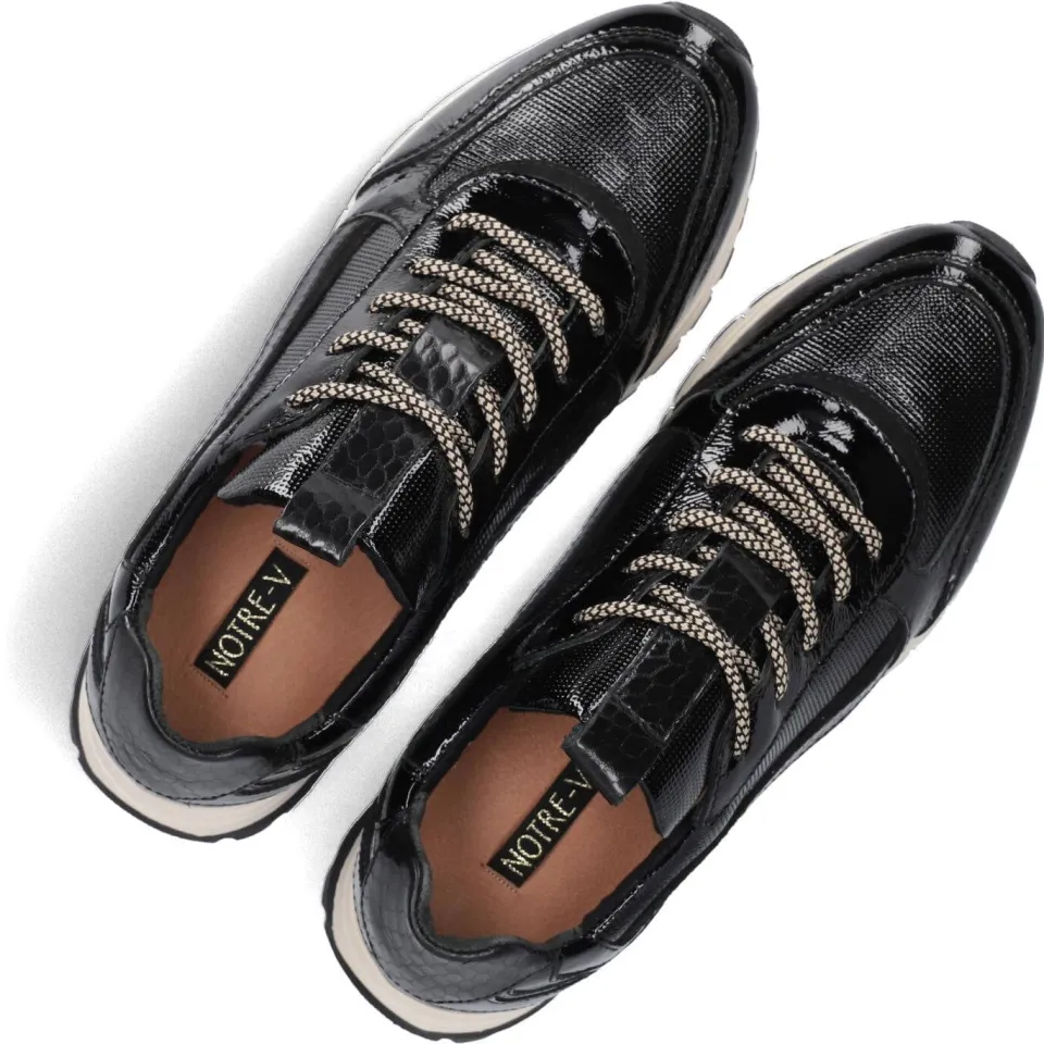 Notre-V Sneakers Rylie-01 Zwart, foto 3