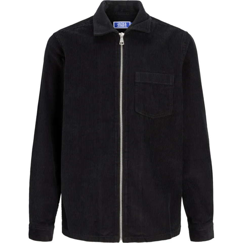 Jack & Jones JUNIOR corduroy overhemd - zwart, foto 2