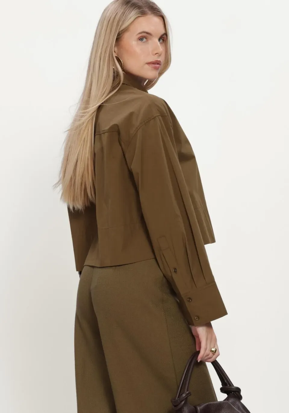 Yas Yasleema Frog blouse olijfgroen, foto 3