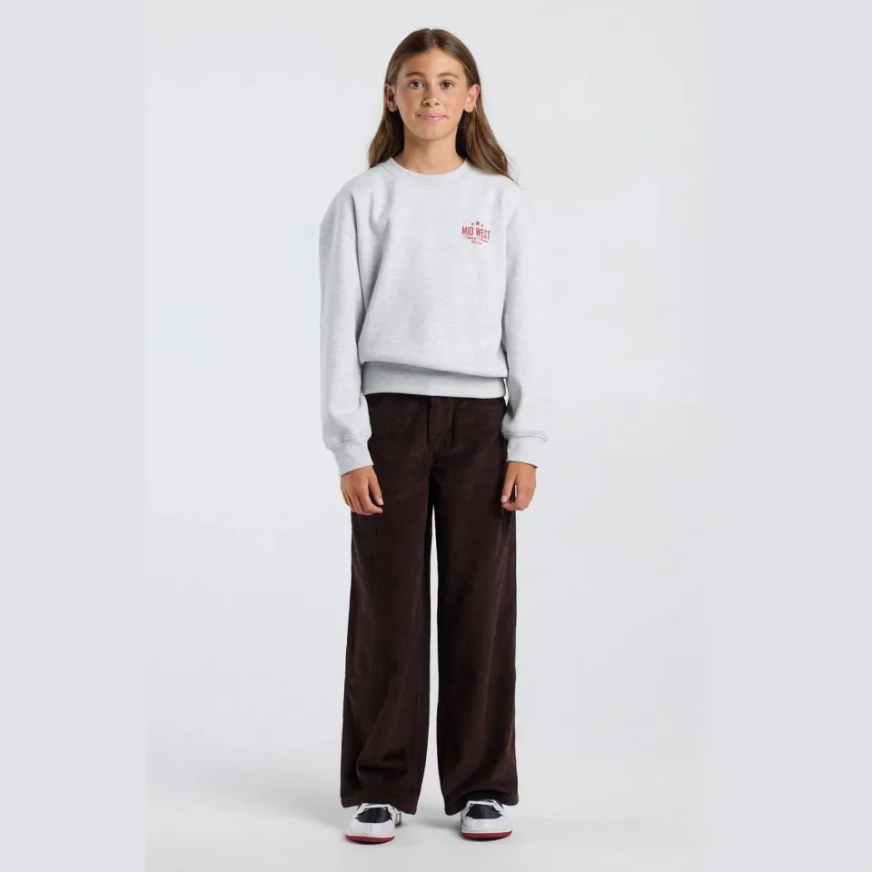 America Today sweater met studs en backprint - grijs, foto 5