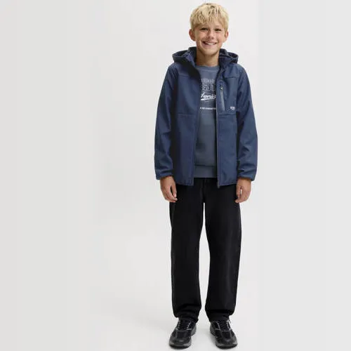 Jack & Jones JUNIOR softshell jas donkerblauw, foto 3